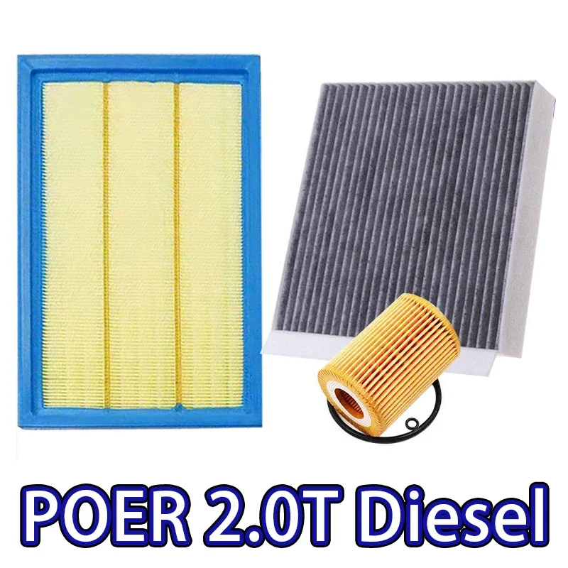 Filter Set For Great Wall Haval Poer PAO Cannon Diesel Pickup Wingle7 Wingle 5 Ute Power Oil Filter Diesel Filters