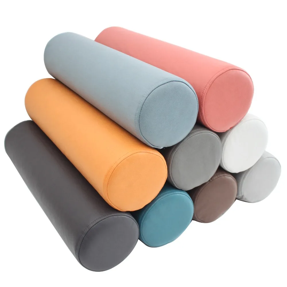 Cylinder Pillow Throw Pillow Long Cylindrical Waist Pillow Sofa Headrest Pillow Cushion Leg Pinch Sleeping Office Waist Rest 4