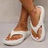 Thick Platform Eva Flip Flops For Women 2024 Summer Clip Toe Non Slip Beach Sandals Woman Comfortable Soft Sole Cloud Slippers 4