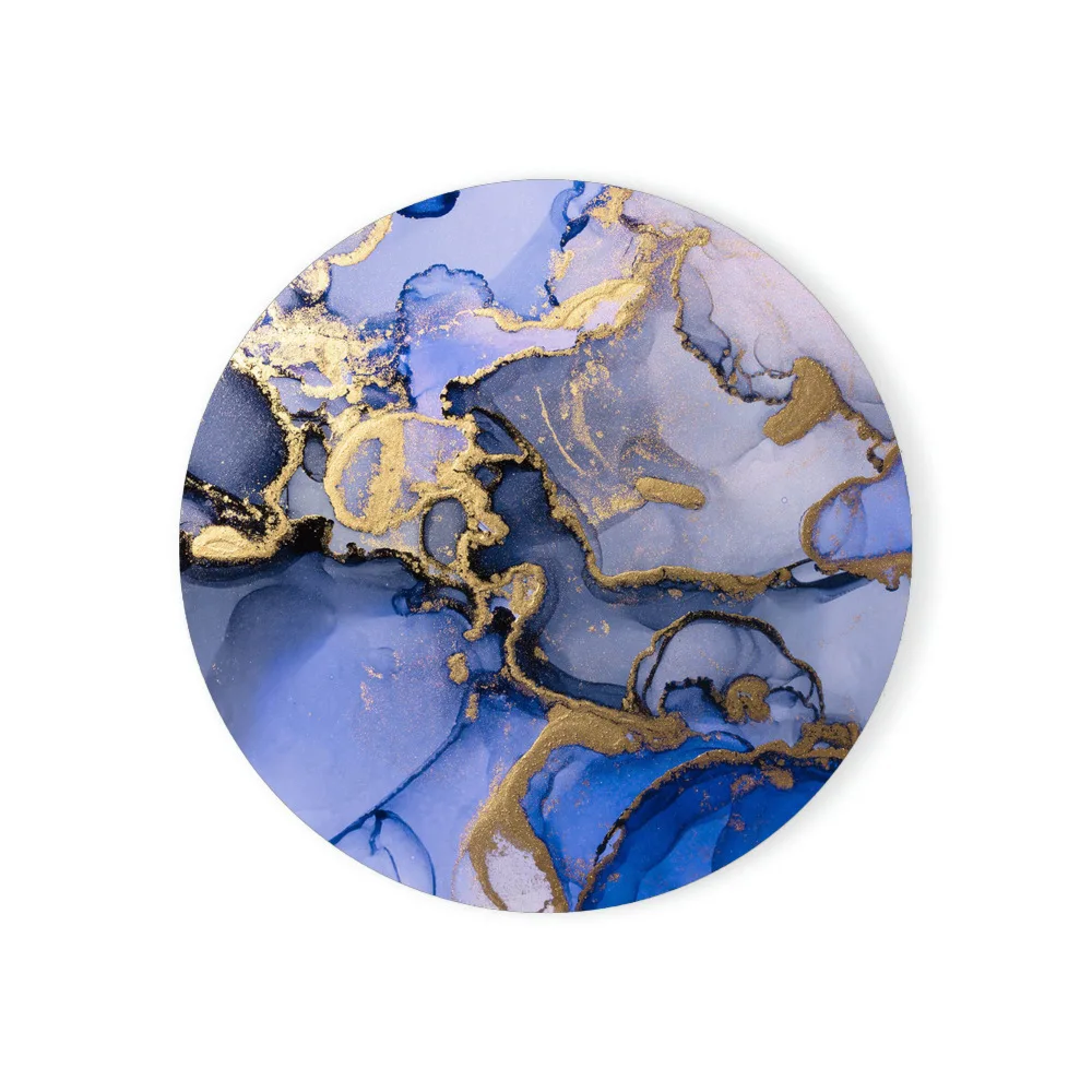 Description Picture 5 of itemAbsorbent Ceramic Stone Coasters Round Ceramic Stone Mat Coffee Table Cup Coaster Gift for Housewarming Room Bar Decor