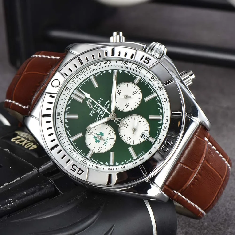 

Hot Watches For Mens Original Brand Multifunction High Quality Full Steel Automatic Date Watch Business Sports Chronograph Clock