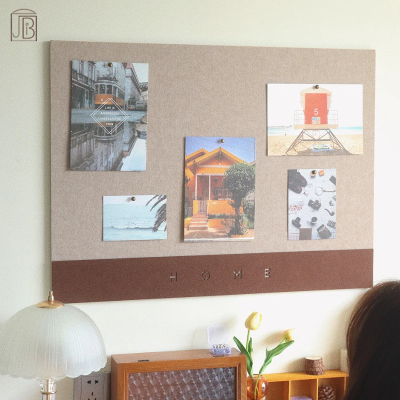 Cork photo wall background board wall sticker photo wall display board