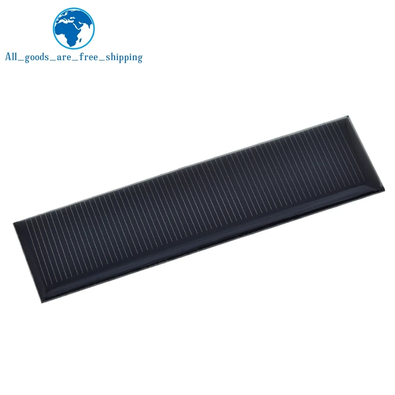 1/3pcs 다결정 태양 전지 패널 TZT 5.5V 60mA 0.33W DIY 태양열 충전기 태양 광 모듈에 대 한 휴대용 미니 태양 전지 100*28mm