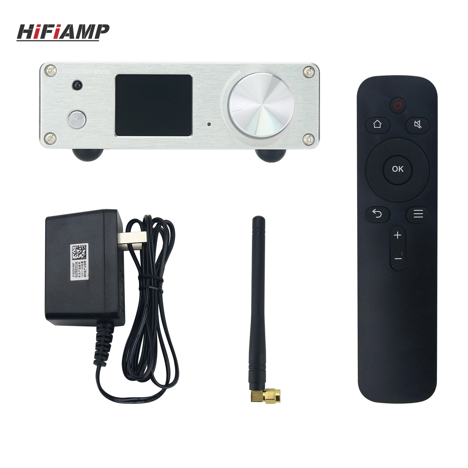 세미브레브 화이트 DA10S 듀얼 ES9038Q2M DSD512 블루투스 QCC3084 5.4 USB 오디오 디코더 HiFi DAC (서브 카드 없는 온보드 USB)