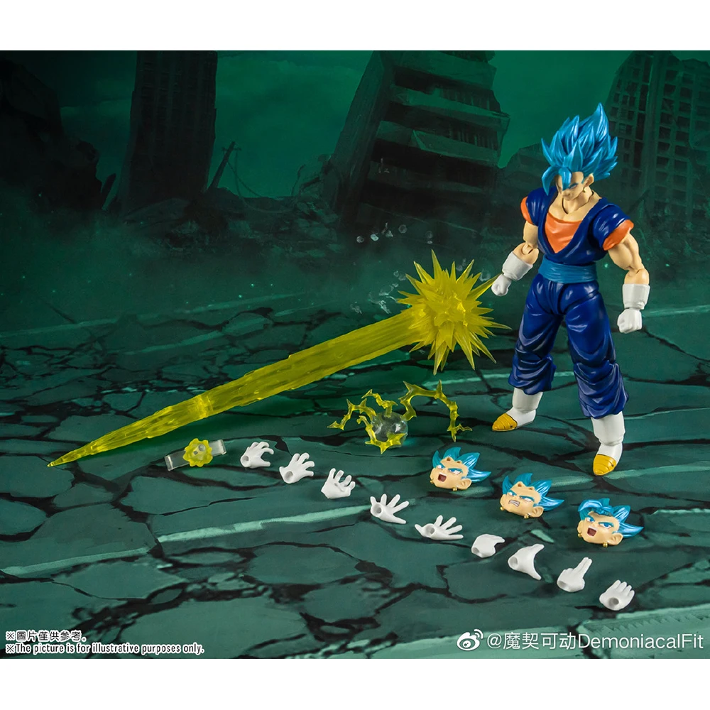 6 Inches Demoniacal Fit Shf Anime Dragon Ball Vegetto 2.0 Anime Figure  Model Collecile Action Toys