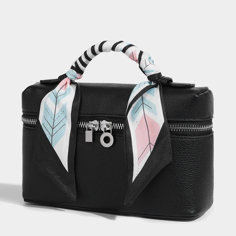 Bolsos bandolera casuales para mujer, bolsos y carteras de diseñador de lujo, novedad de 2023, bolso bandolera pequeño con aro de lentejuelas y estampado de lichi de PU