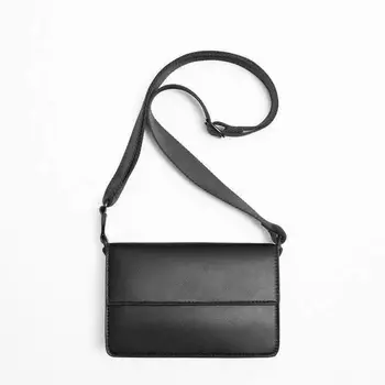 Borsa a tracolla da uomo, Borsa a tracolla casual da uomo, Borsa versatile con coperchio ribaltabile, Borsa a tracolla piccola quadrata da uomo