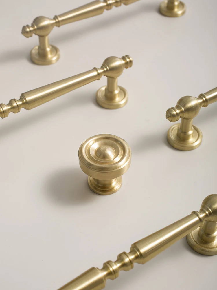 Cozinha vintage Armário Handle Solid Brass Cabinet