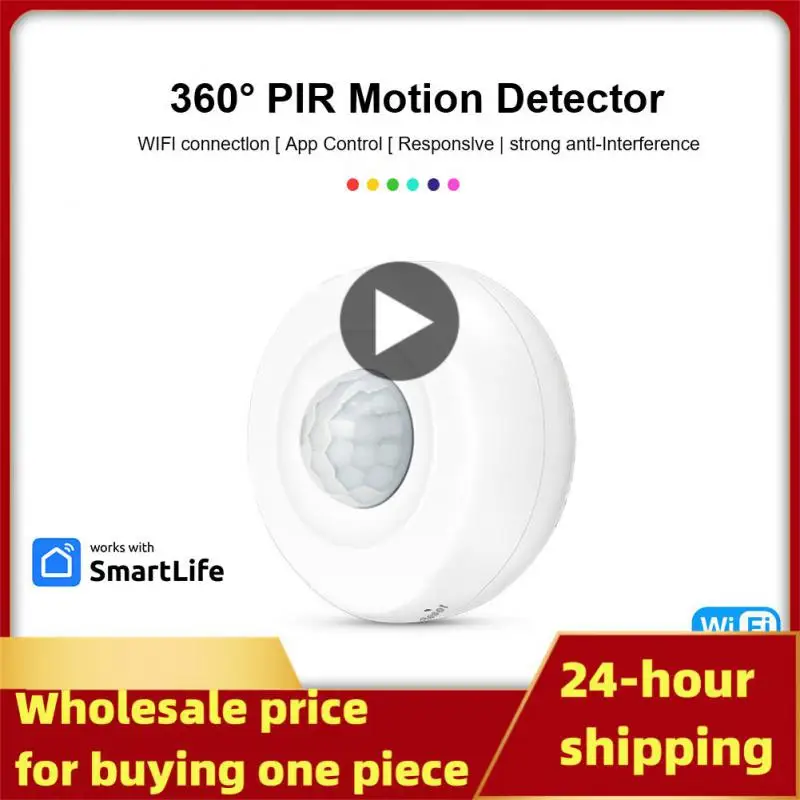 

Инфракрасный детектор движения Tuya с Wi-Fi и датчиком движения, 360 градусов