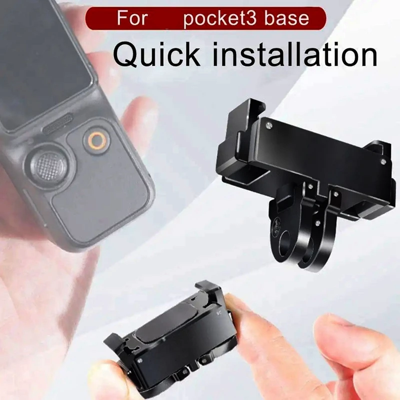 Quick Release Bracket Expansion Frame Handheld Gimbal for Dji Osmo Pocket3 Action Camera Accessory 1 Piece