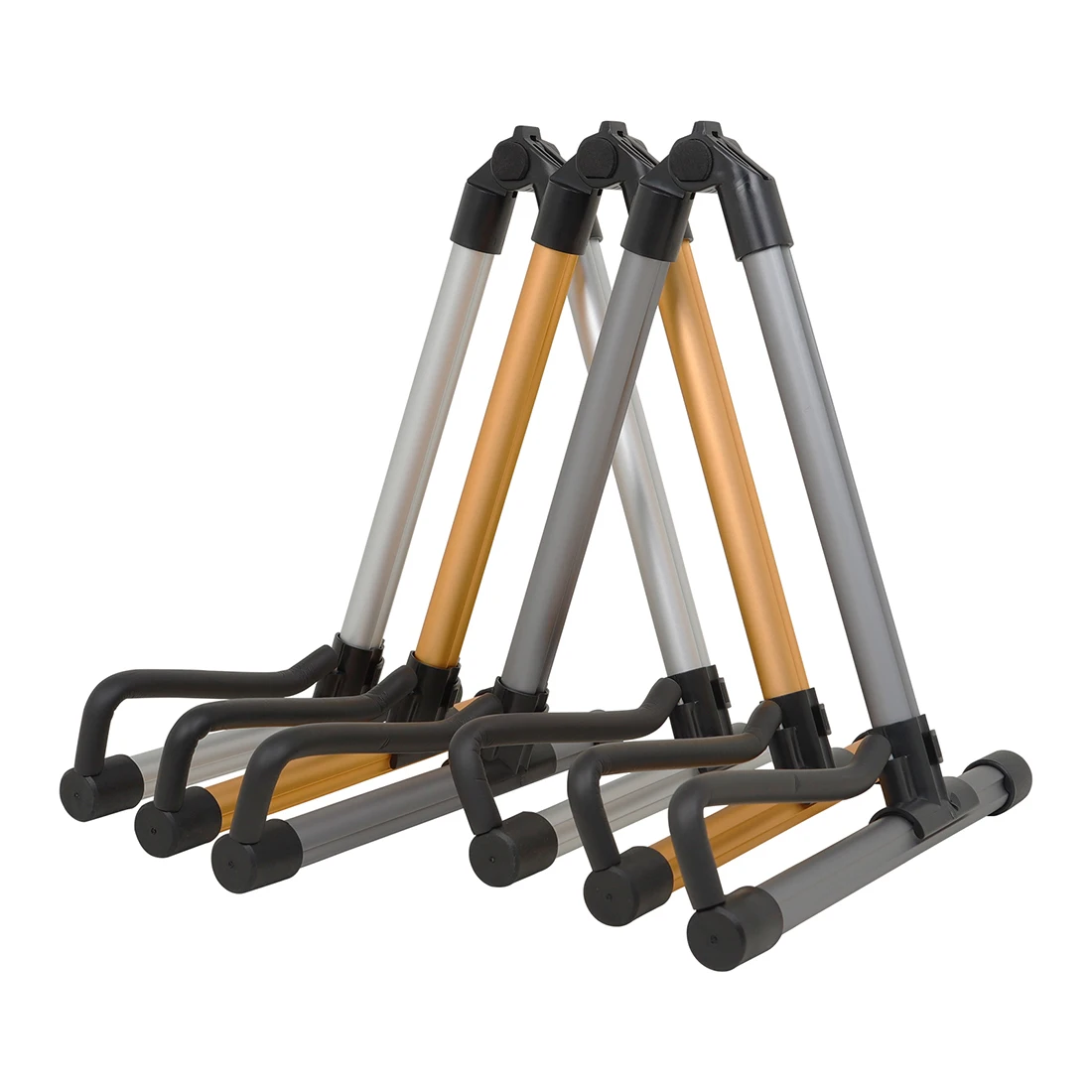 Portable Aluminum Alloy Guitar Stand - Premium Foldable A-Frame Musical Rack
