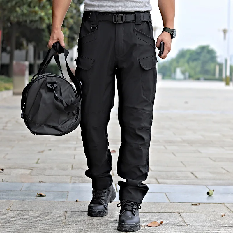 

Tactical pants, men's outdoor military fan trousers, special forces camouflage pants, loose wear-resistant multi-pocket trousers