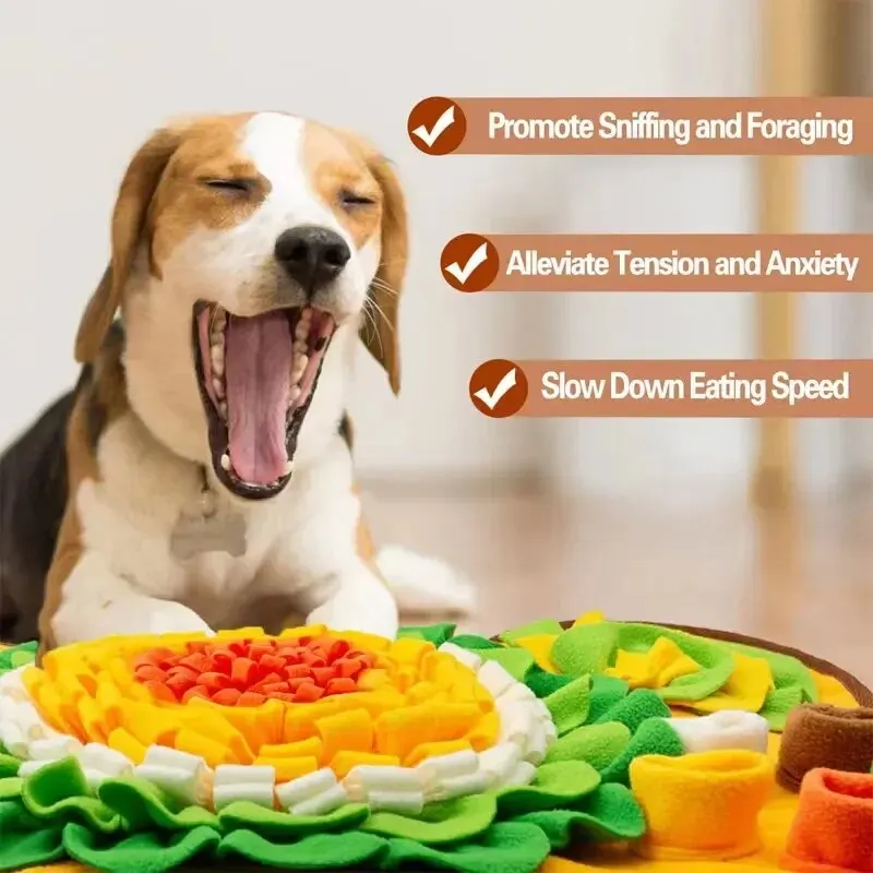 Sniff Mat for Dogs Multi-Functional Dog Feeding Mat Boredom