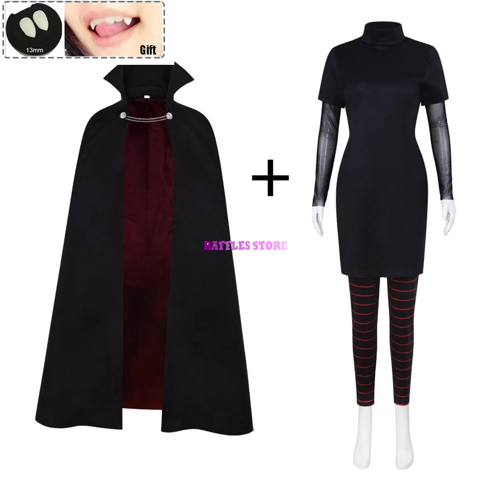 Cape Adulte Tissu Noire - Costume Adulte - Halloween
