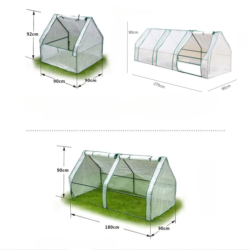 

Outdoor Greenhouse Home Balcony Plants Warm Shed Seedling House Succulent Vegetable Frost-Proof Shade Rain Tent Garden Supplier