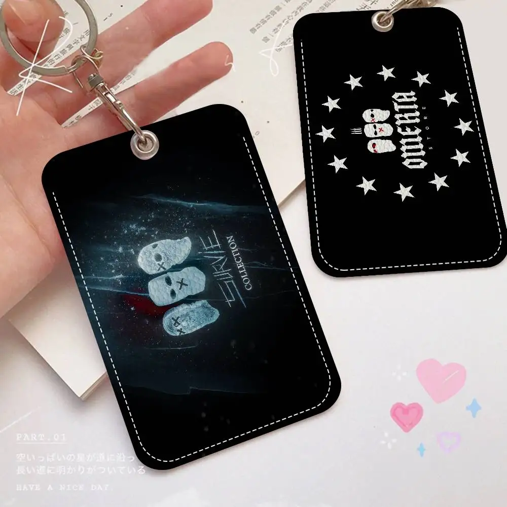 Cool Omerta Maes 사무용품 남성과 여성 신용 카드 열쇠 고리 학생증 ID 카드 소지자 자격증 소지자 카드