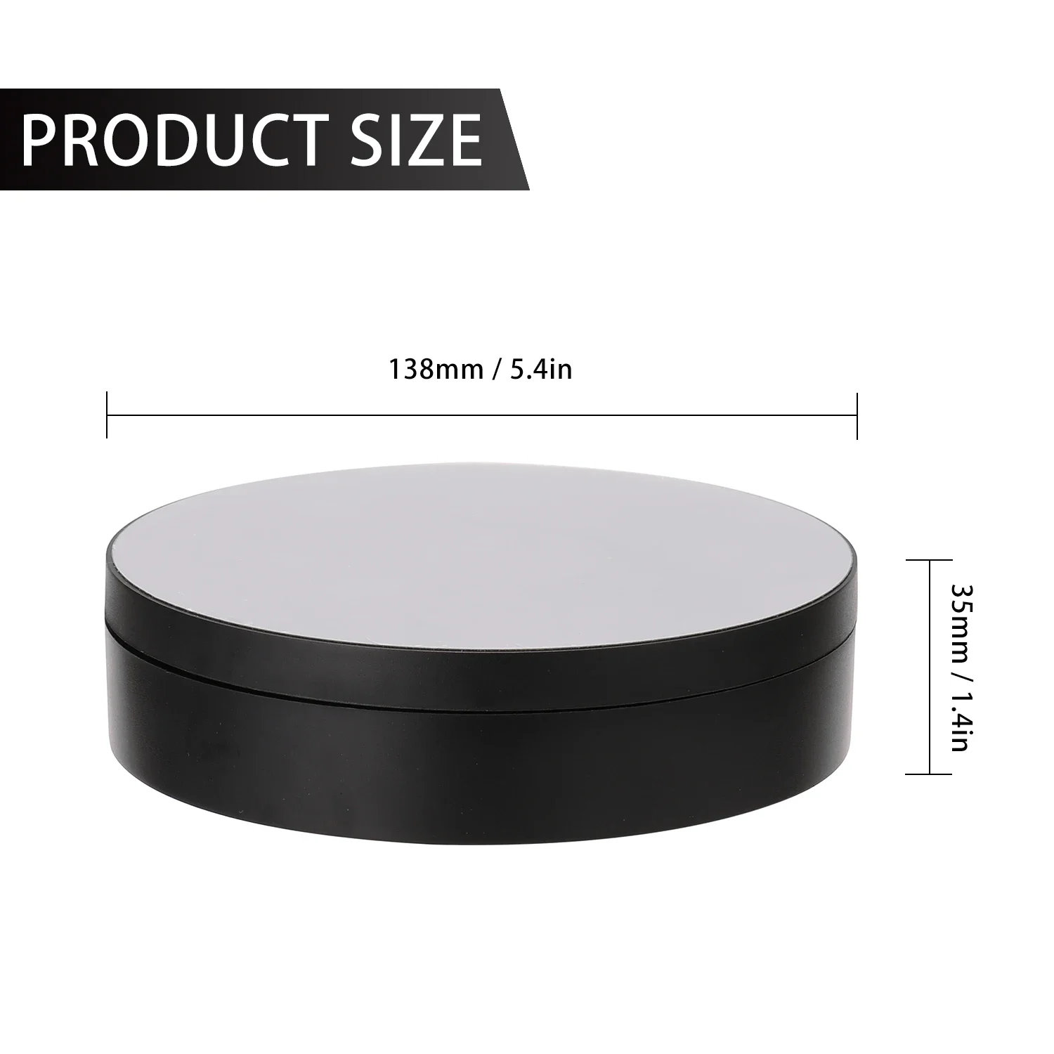Rotating Display Stand Max Load 4KG Multifunctional Rotating Display Stands Electric Turntable 360&deg; Rotation Noiseless Rotating Table Jewelry Stand