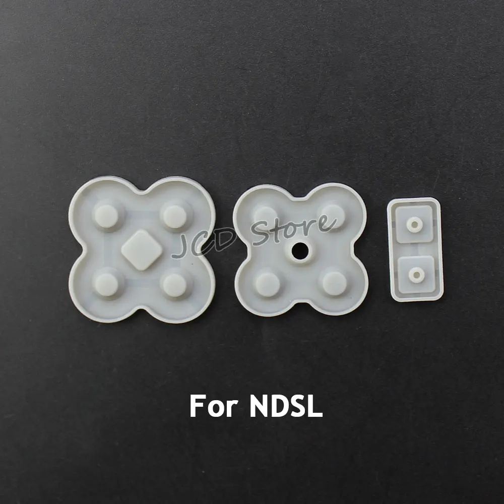 JCD 1set Conductive Rubber Button Pad Set Replacement Part For DS Lite NDSL NDSI LL XL 3DS NEW 3DS XL - 3