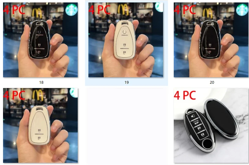 

Mixed car key case 20 pcs