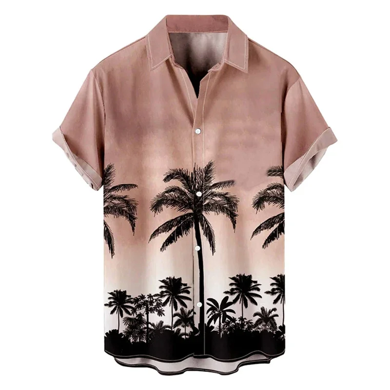 thumbnail image 1 of Camisas de cocotero 2024 para hombre, camisa hawaiana con estampado 3D para hombre, camisetas de playa de manga corta 6xl, camisetas de moda, blusa Mal Camisa, 1 of 5