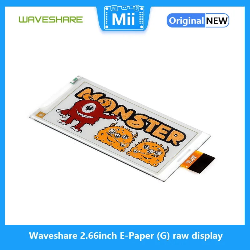 Waveshare  ̿ E- (G) ο ÷, 360x184, , ο, , ȭƮ, SPI , 2.66 ġ