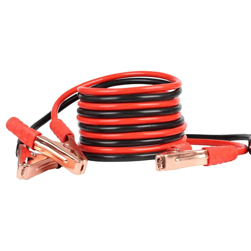 1.8m 500A Car Battery Jump Cable Booster Cable Line Emergency Jump Starter Leads Van SUV Double-ended Clamps Clips