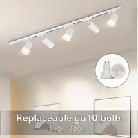 Rail Light GU10 Spot Set indoor Decoration Ceiling Rail Lamp Lustre For Clothing Store Studio Home High Focus Track Lighting LED 1