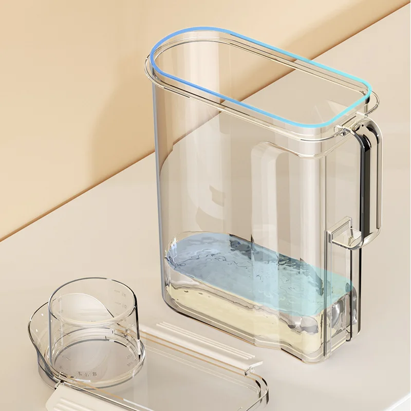 5.5L Transparent Rice Container Sealed Container Plastic Food Storage Containers with Lid Cereal Storage Box Kitchen Acceesories 5