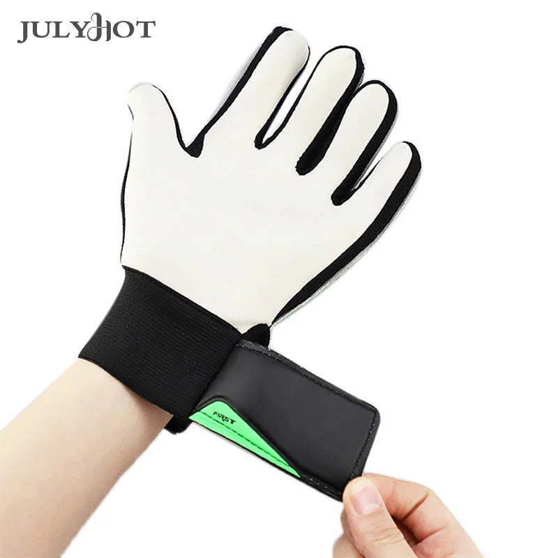 

1 Pair Children Soccer Goalkeeper Gloves Anti-Collision Latex PU Goalkeeper Hand Protection Gloves Football Accessories For Kids