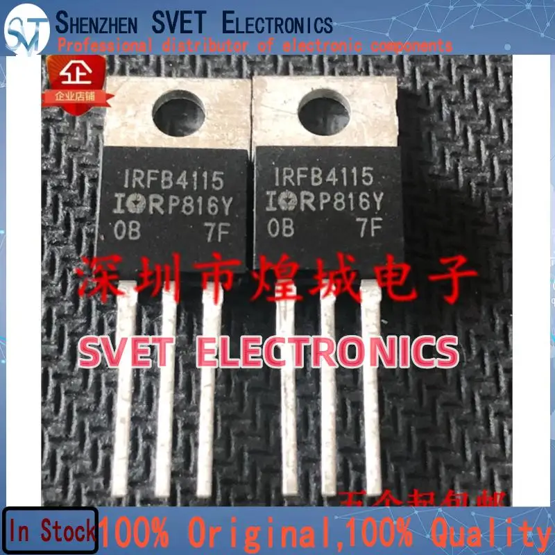10PCS-50PCS IRFB4115 IRFB4115PBF TO-220 150V 104A Original In Stock ping