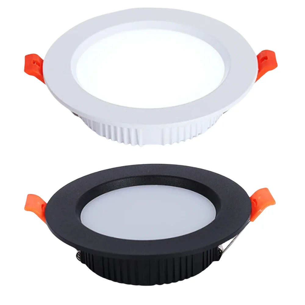 Esedékes ultra-thin ledes downlight 110V-240V szabályozható Plafon Villanyégő Felmelegedés Neutrális Fehérítőszer ABC-áruház 5W7W9W12W15W18W 24W30W Világítás