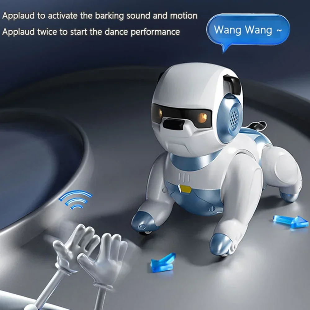 AT Smart Robot Dog Dance Voice Command Touch Control Toys Interactive Cute Robots Dog Electronic Pets Toy Kids Christmas Gift 5
