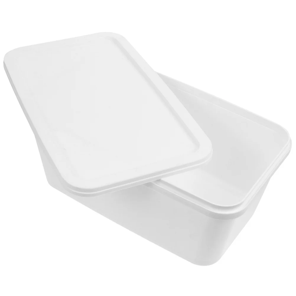 Ice Cream Box Household Storage Keeper Tub Containers for Kitchen Lunchbox Reusable Fruit Freezer Pp ice cream bowl