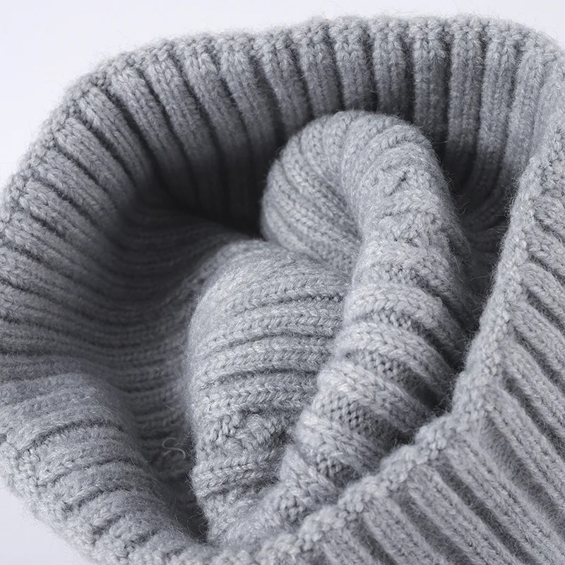 Winter Fashion Twist Rabbit Fur Knitted Hats Woman Keep Warm Earmuffs Cold Cap Outdoor Simple Skullies & Beanies 90g 5