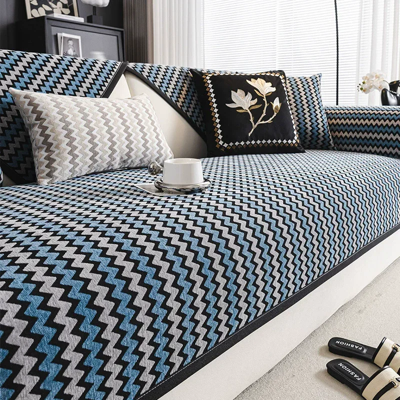 Four Seasons Universal Dirt-resistant Non-slip Cushion Light Luxury High-end All-inclusive Sofa Cover Cloth Towel