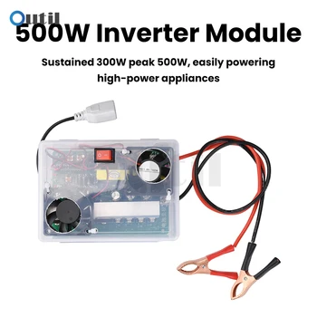 Modulo inverter da 500 W DC 12 V-14,5 V a AC 220 V, convertitore di potenza con ventola di raffreddamento e interruttore di sicurezza per piccoli elettrodomestici