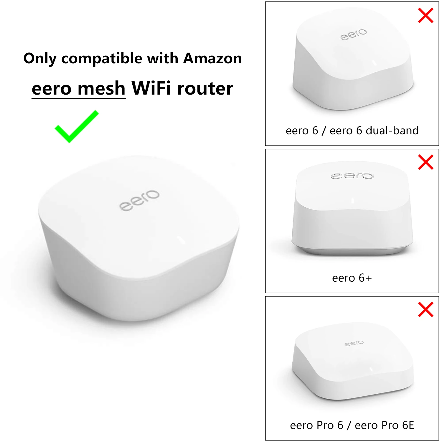 Eero Mesh WiFi Router Outlet Holder with Cable Storage Function Space Saving For eero mesh Router Wall Mounted Bracket