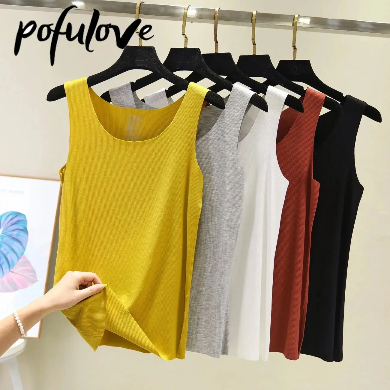

Threadless Vest Suspenders for Women's Outer Wear and Sleeveless Loose Bottoms for Oversized Top Drop Shipping