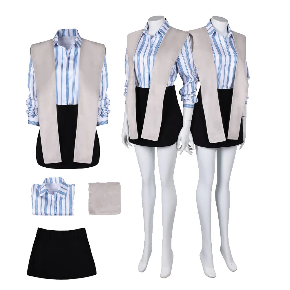 

2024 Movie Cosplay Fantasy Miller's Girl Cairo Shirt Skirt Costume Disguise Adult Women Roleplay Fantasia Outfits Halloween