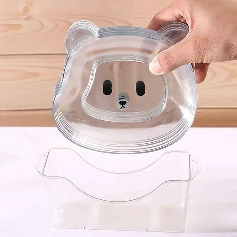 Little Bear Dinner Plate Cartoon Shape Desktop Trash Tray Snack Food Residue Fruit Plate