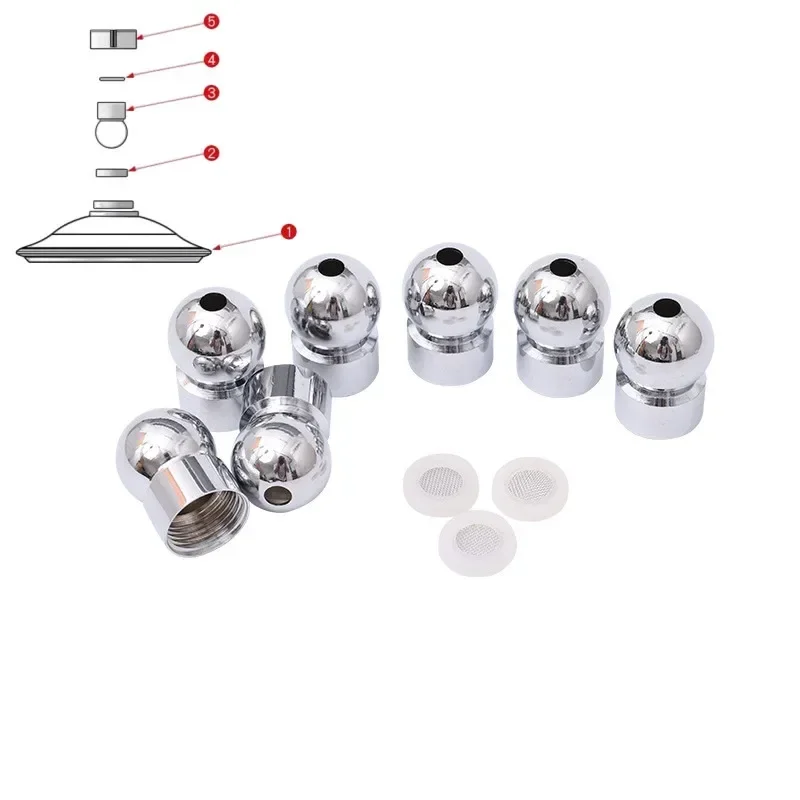 1PC Shower Head Top Spray Connect Joint Copper Universal Rotation Ball Joint with washer for Bath Shower Replacement Accessories