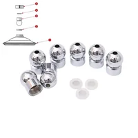 1PC Shower Head Top Spray Connect Joint Copper Universal Rotation Ball Joint with washer for Bath Shower Replacement Accessories