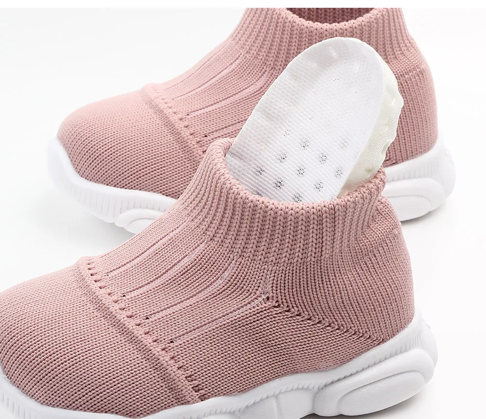 Baby Shoes Sock Shoes 6-12-18 Months Baby Boys and Girls Rubber Sole Soft Cotton Spring and Autumn 2023 New Fashion Shoes 5