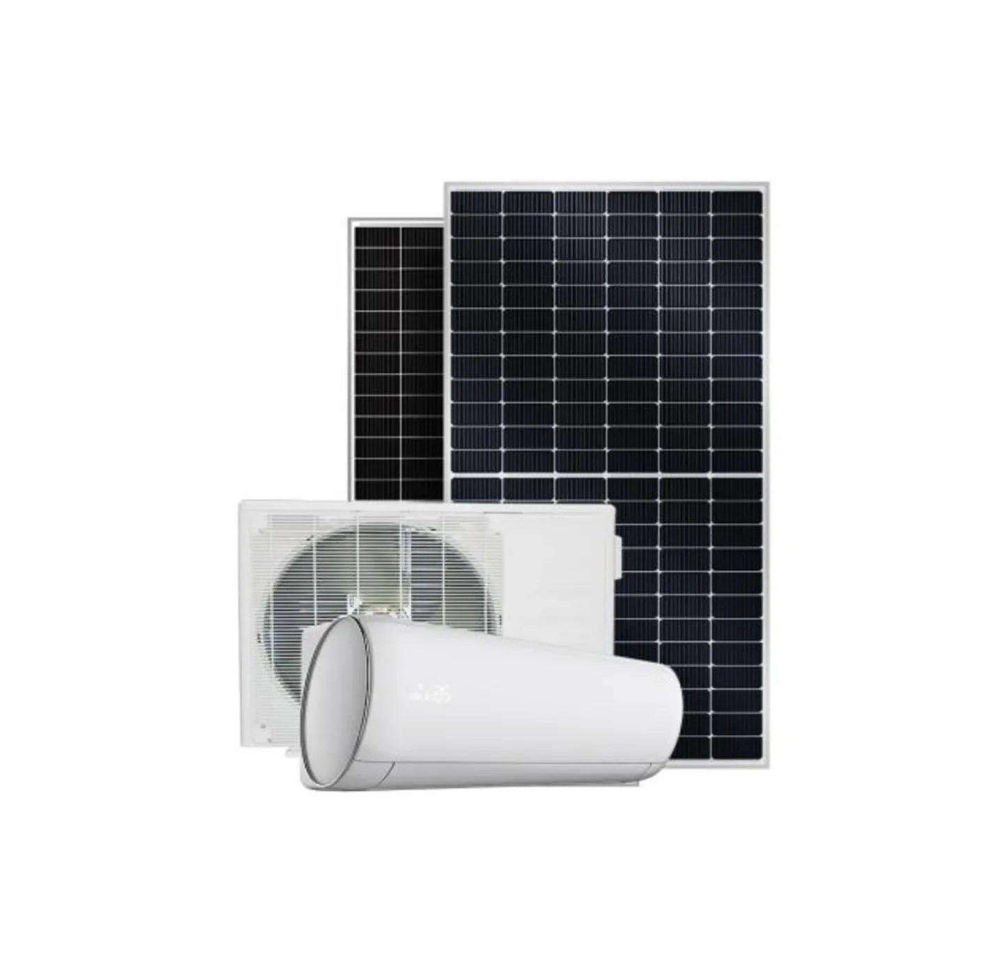 Low voltage aire acondicionado 24 volt dc motor air condition with solar powered energy system for home use 4
