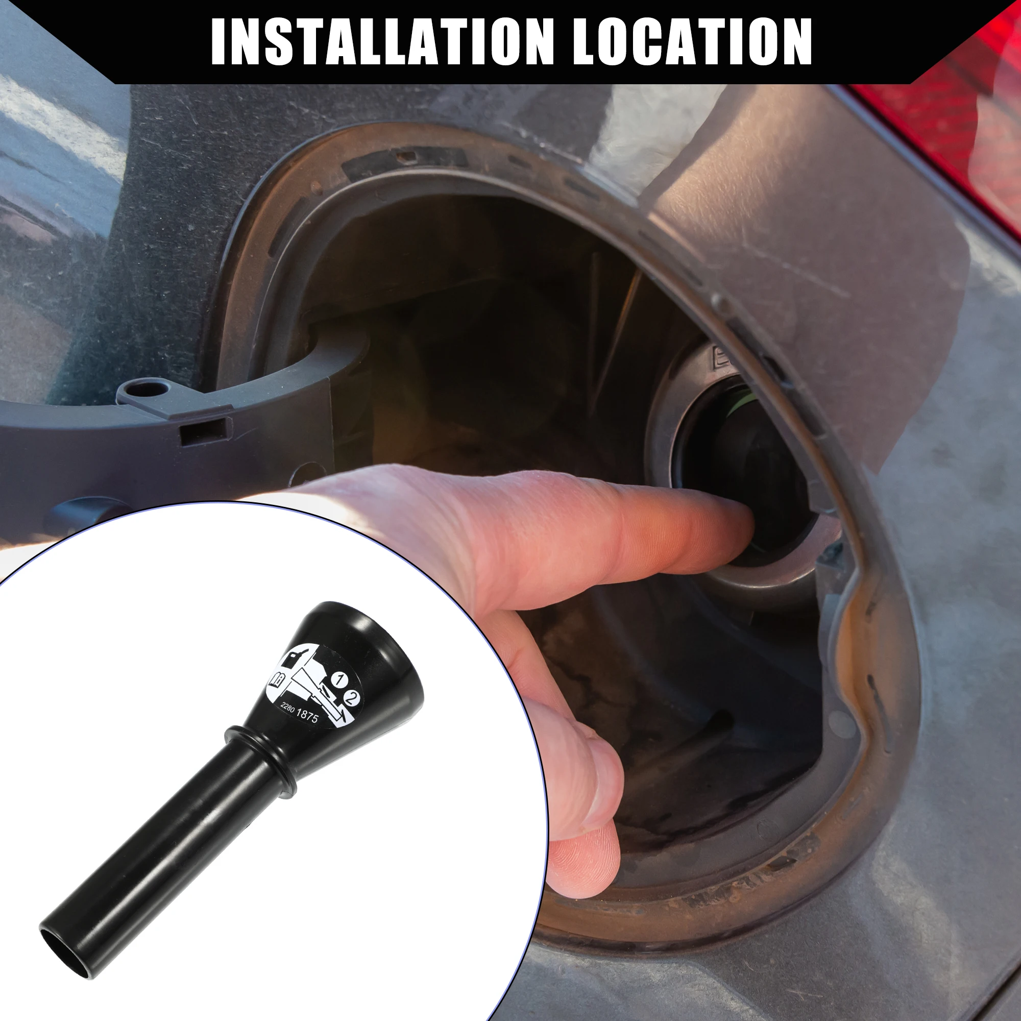 

UXCELL 13580741 Rear Fuel Filler Funnel Part for Cadillac Escalade ESV 2017-2022 for Chevy Blazer 2019-2022 for Chevy Tahoe