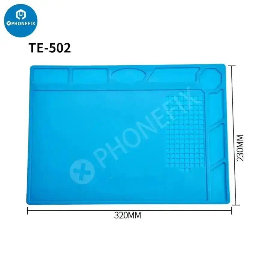 Antistatic ESD Soldering Silicone Mat Heat Resistant Insulation Work Mat Soldering Station Kit Repair Pad Maintenance Platform image 8