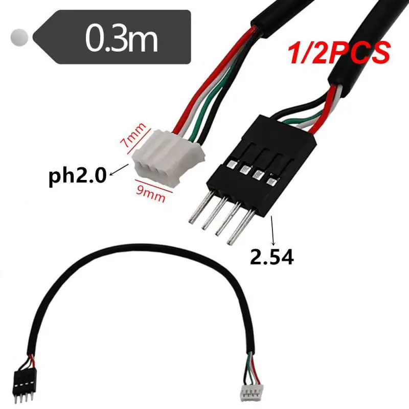 

1/2 шт. материнская плата для компьютера 9P к Micro USB к DuPont 2,54 мм 5Pin DuPont USB к Micro USB шнуру для передачи данных из алюминиевой фольги + тканая сетка