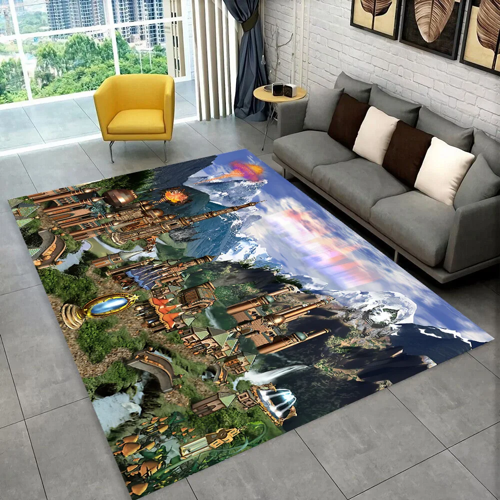 Helden der Macht und magische Retro-Spielbereich Teppich, Teppich für zu Hause Wohnzimmer Schlafzimmer Sofa Fuß matte Dekor, Kind spielen rutsch feste Boden matte - AliExpress 15