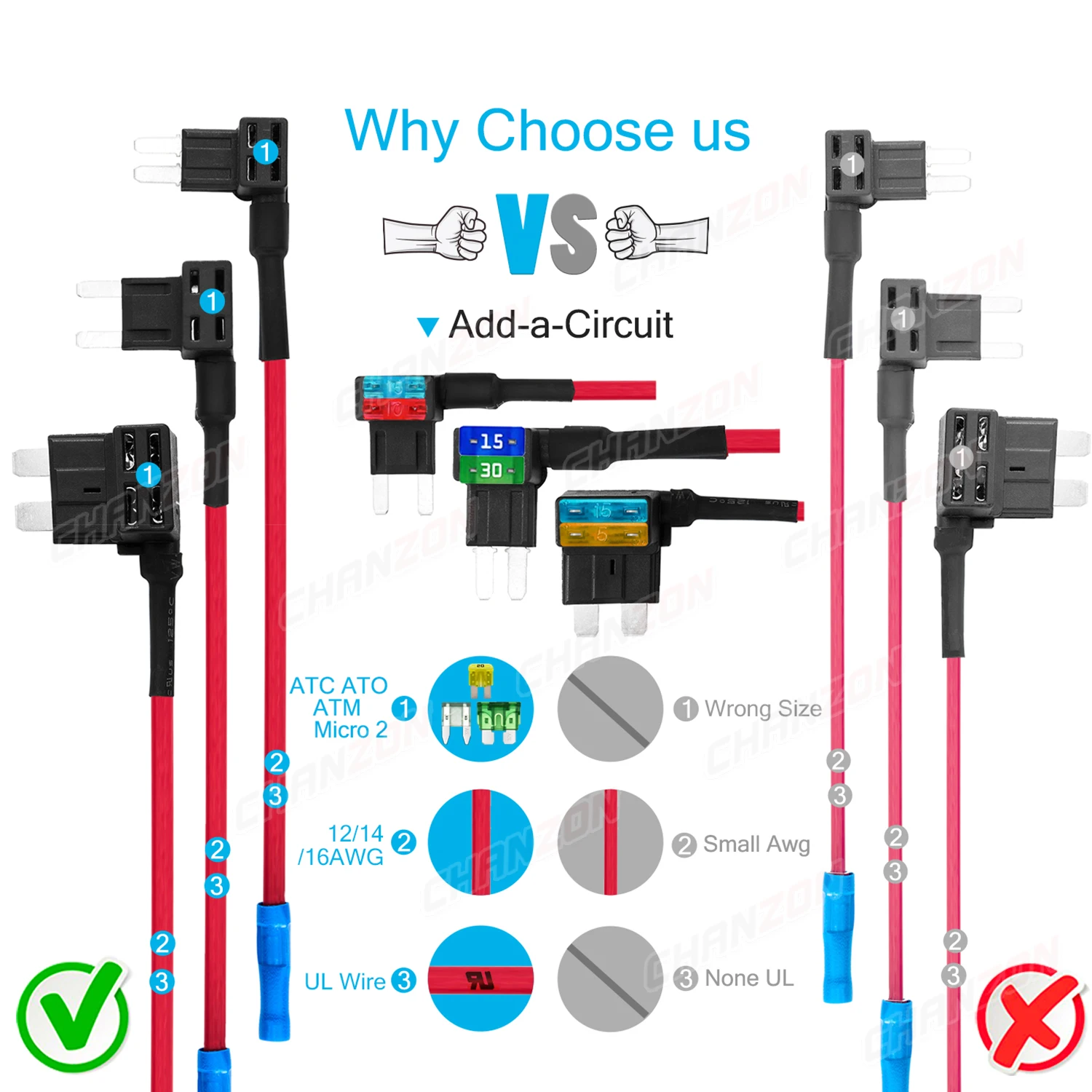 Dual Car Fuse Holder Add-a-circuit Tap Adapter ATM ATC Small Micro2 Block 5V 12V 24V 32V 12 14 16 AWG Wire Terminal Connector fuse holder,car fuses kit
