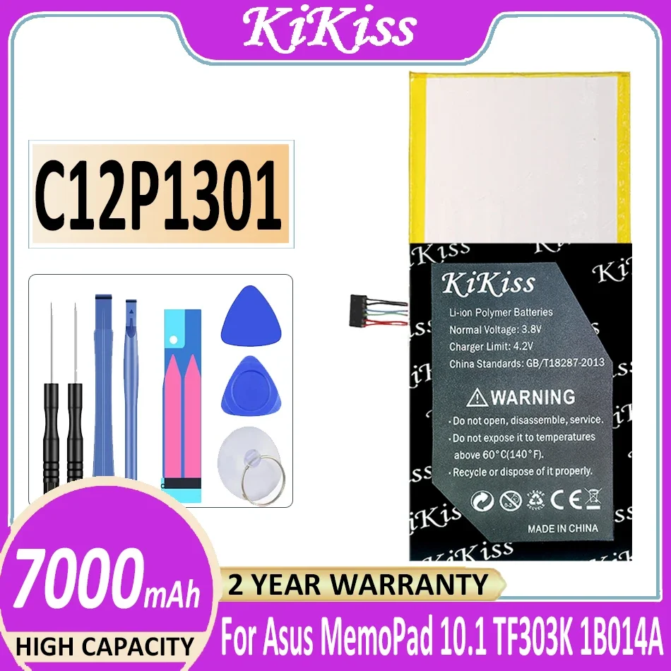 

Battery C12P1301 For ASUS For MEMO PAD K00A (ME302C) For MemoPad 10.1" TF303K 1B014A Batteria + Free Tools
